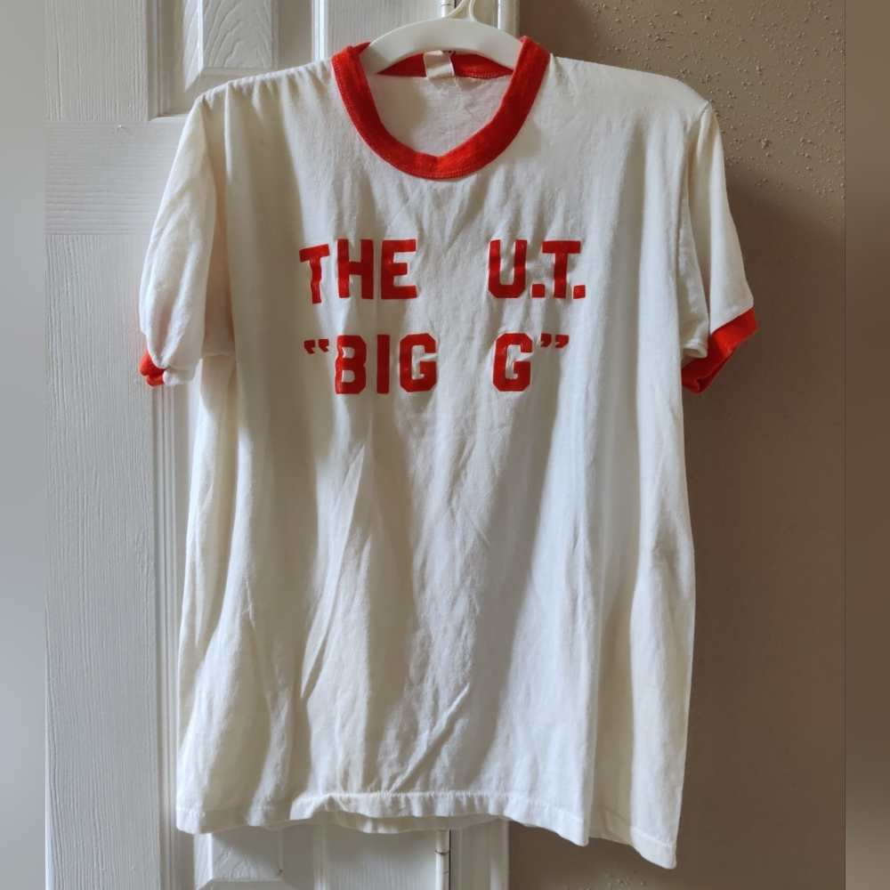 Vintage University Of Texas Austin Longhorn Ringer T-shirt